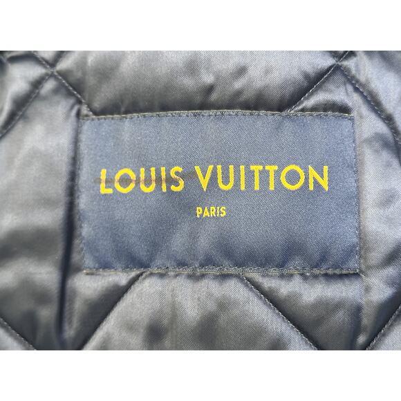 Louis Vuitton 1AAGRP Workwear Denim Diamond Damier Monogram Full Zip Jacket 52 - Picture 12 of 13